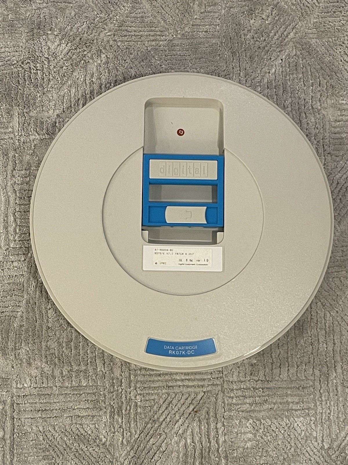 Vintage DEC Digital Disk Data Cartridge RK07K-DC
