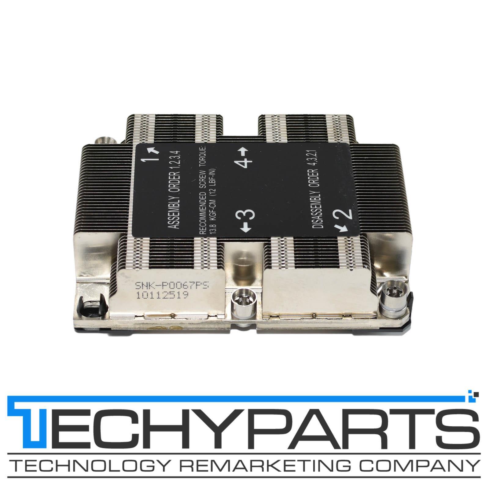 Supermicro SNK-P0067PS LGA3647-0 1U X11 Scalable Passive CPU Heatsink Narrow ILM