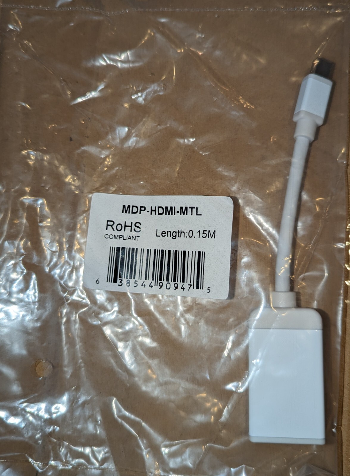 Mini DisplayPort to HDMI Adapter Mini DisplayPort Male to HDMI Female