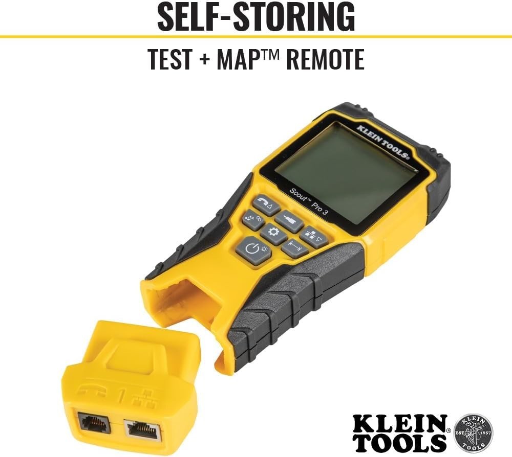 Versatile 851 Cable Tester Kit with Scout Pro 3 for Ethernet and Coax Operations
