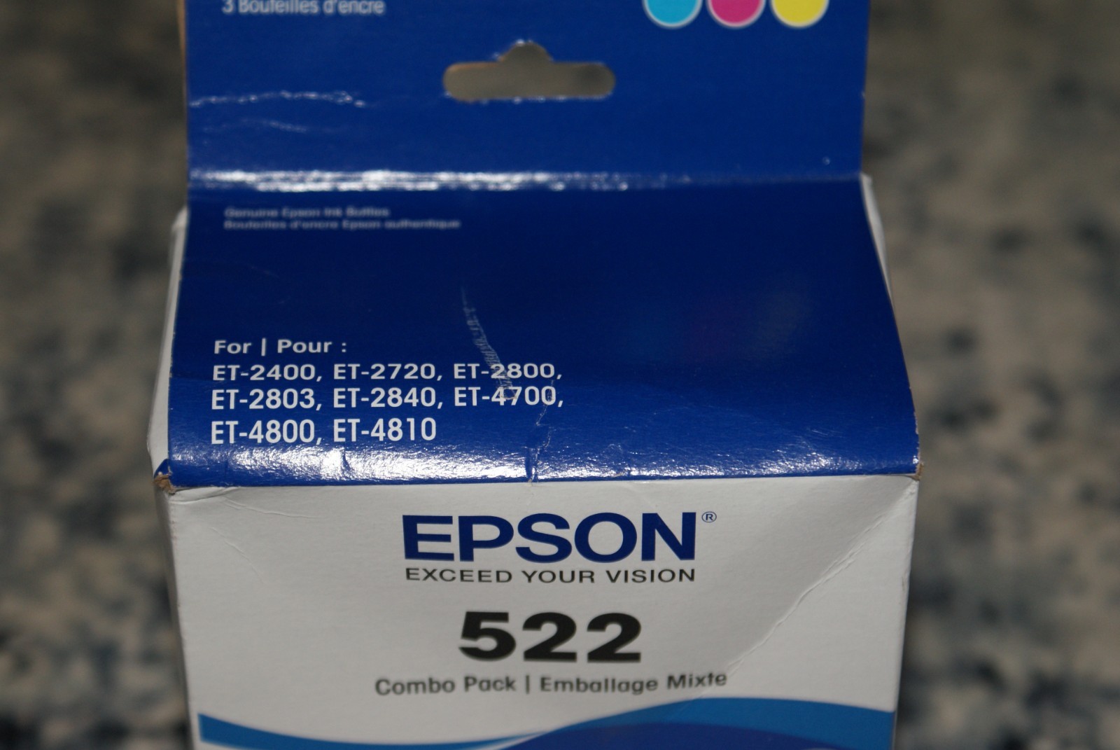 Epson 522 Ecotank Combo Pack New Ink Exp. 02/2029