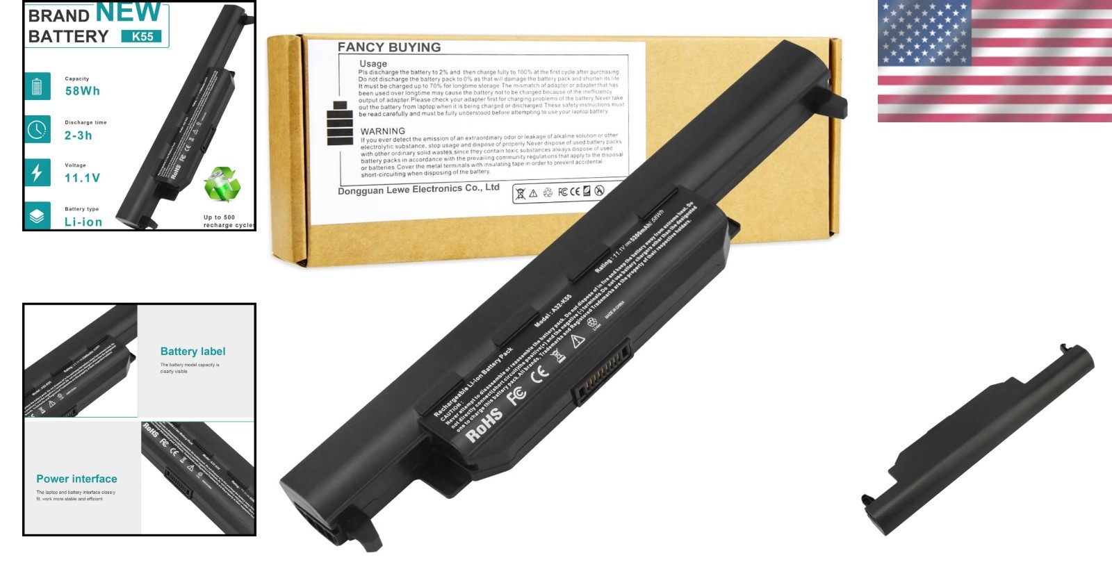Quality Replacement Battery for ASUS^