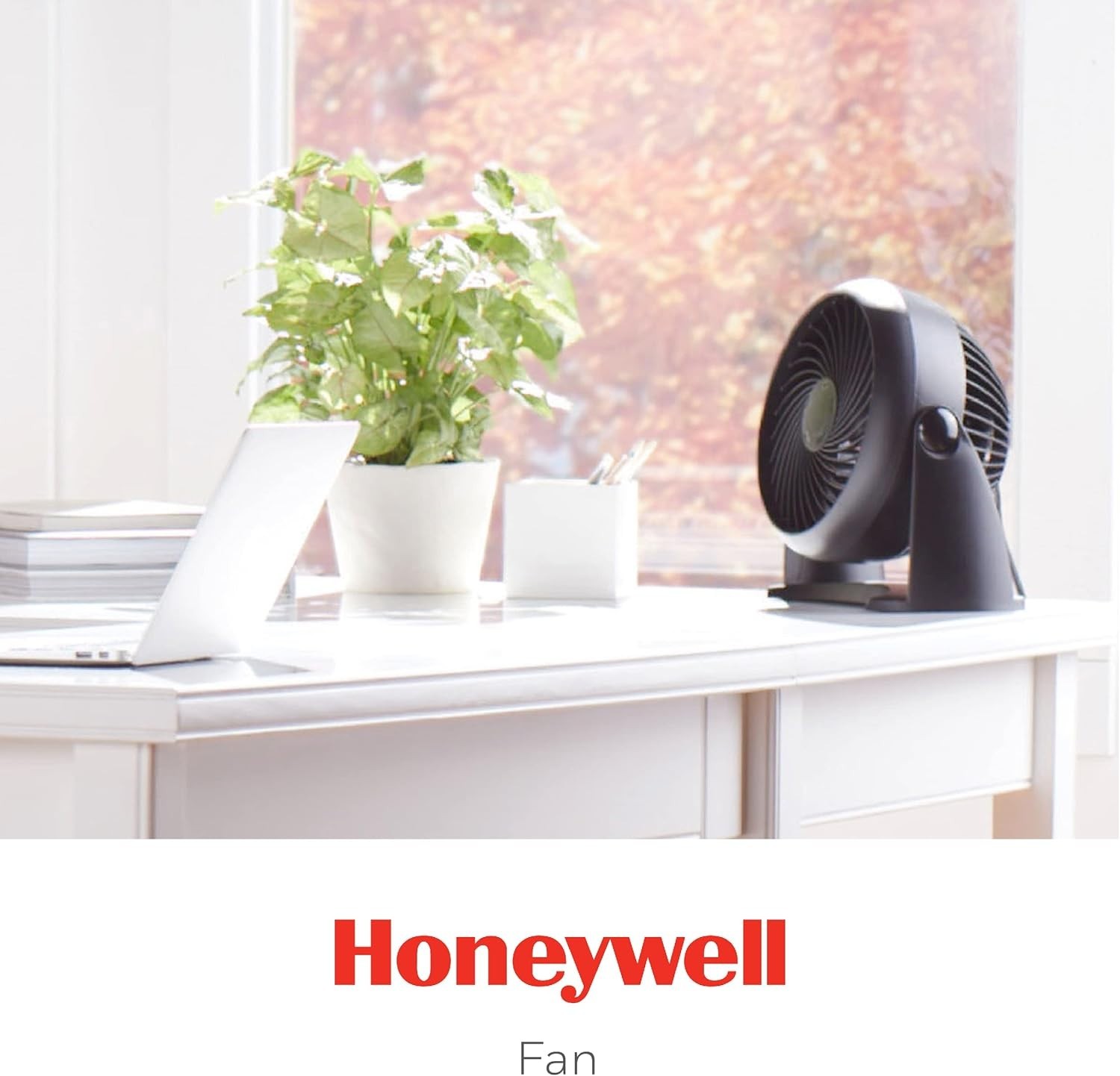 Honeywell TurboForce Air Circulator, Small Tabletop Fan, Quiet Small, White