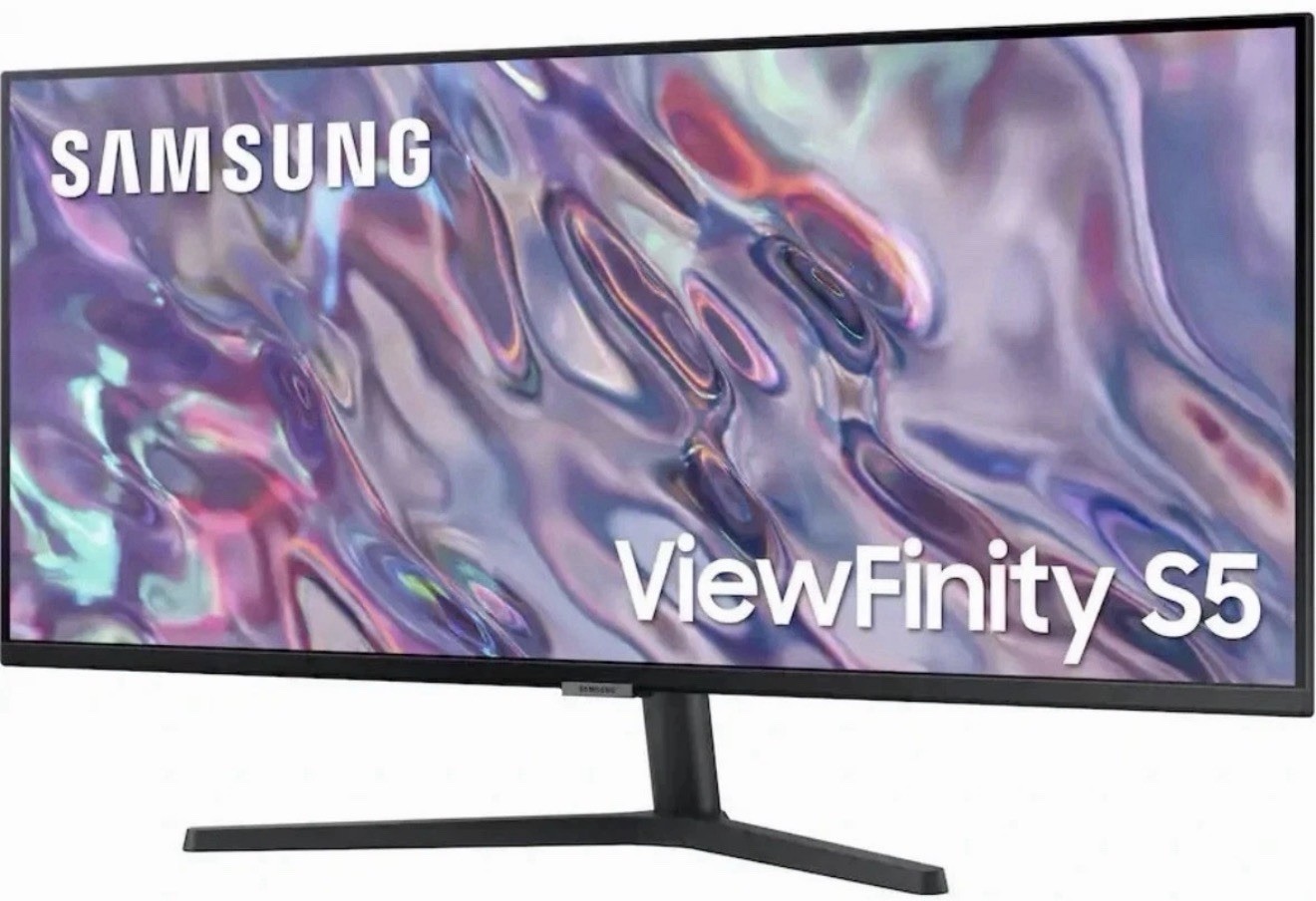 SAMSUNG ViewFinity S5 34″ Ultra-WQHD Monitor 100Hz, 5ms, HDR10, AMD FreeSync NEW