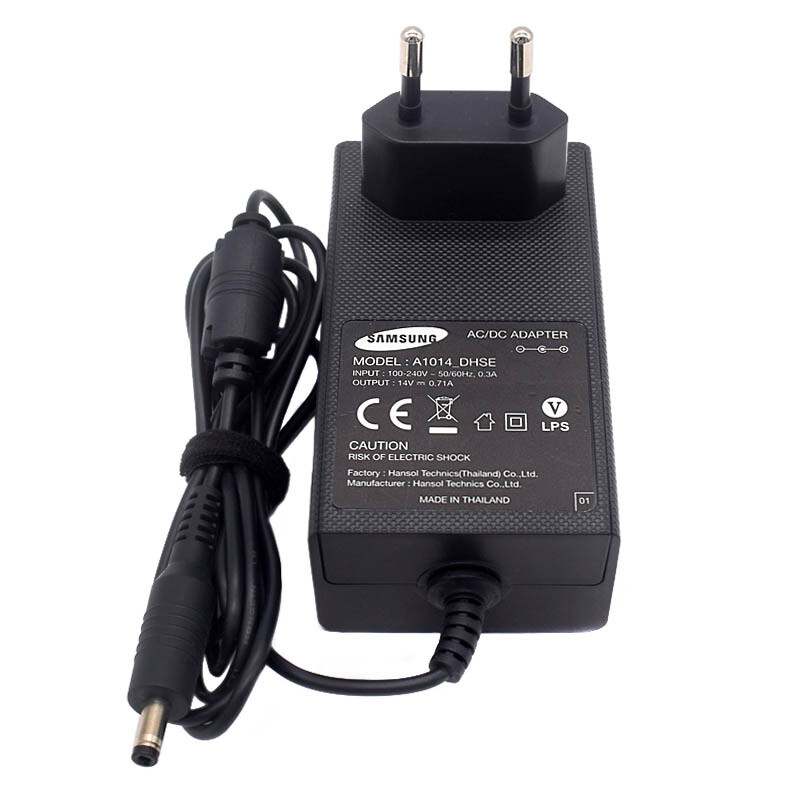 14V 0.71A Samsung AC Adapter A1014_DHSE Power Supply Charger EU Plug