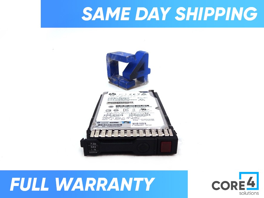 HP 653954-001 1TB 6G SAS 7.2K 2.5IN SC MD – 652749-B21, 652747-002
