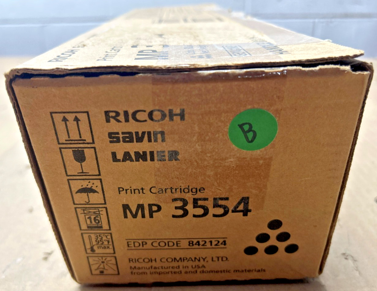 Genuine Ricoh 842124 (841993) Black Toner for IM 2500 / IM 3500 / MP 2554SP