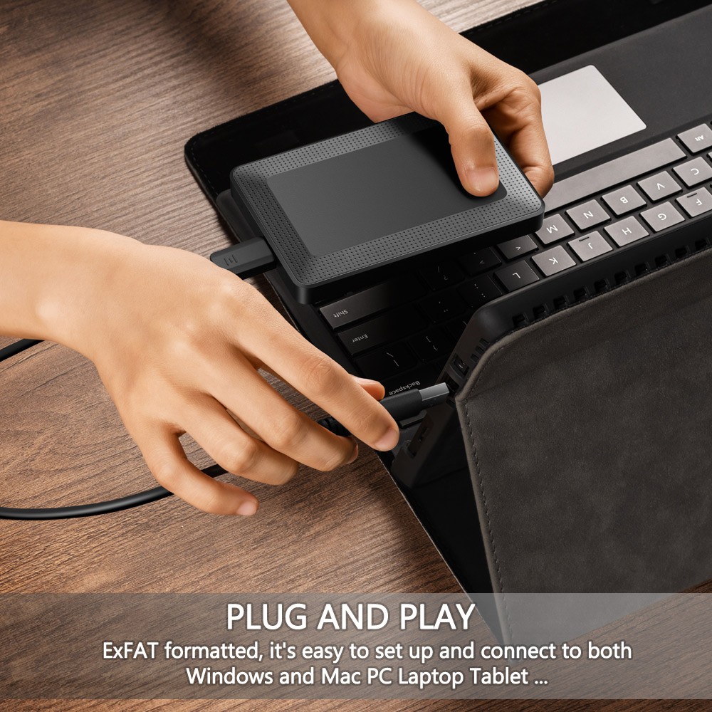 External Hard Drive Ultra Slim Portable HDD USB 3.0 500GB for PC,Laptop,PS4,Xbox
