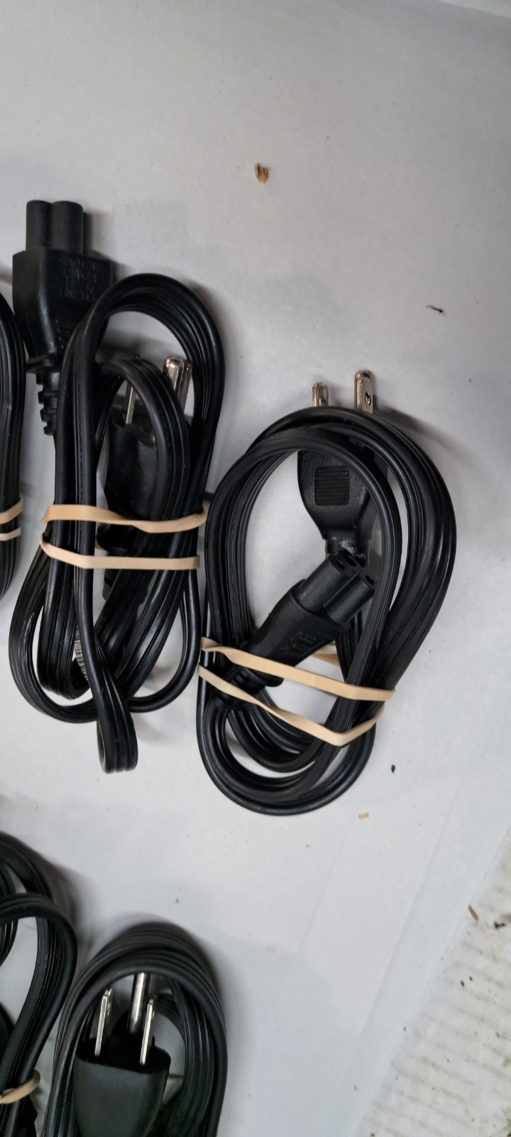 Lot of 42 Dell Genuine 0K260C 3 Prong Mickey Mouse Power Cord 3FT