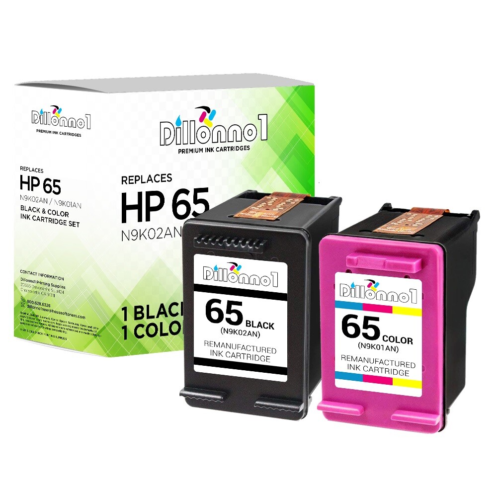 Ink Cartridges for HP 65 fits Deskjet 2622 2652 2655 3722 ENVY 5052 5055 Lot