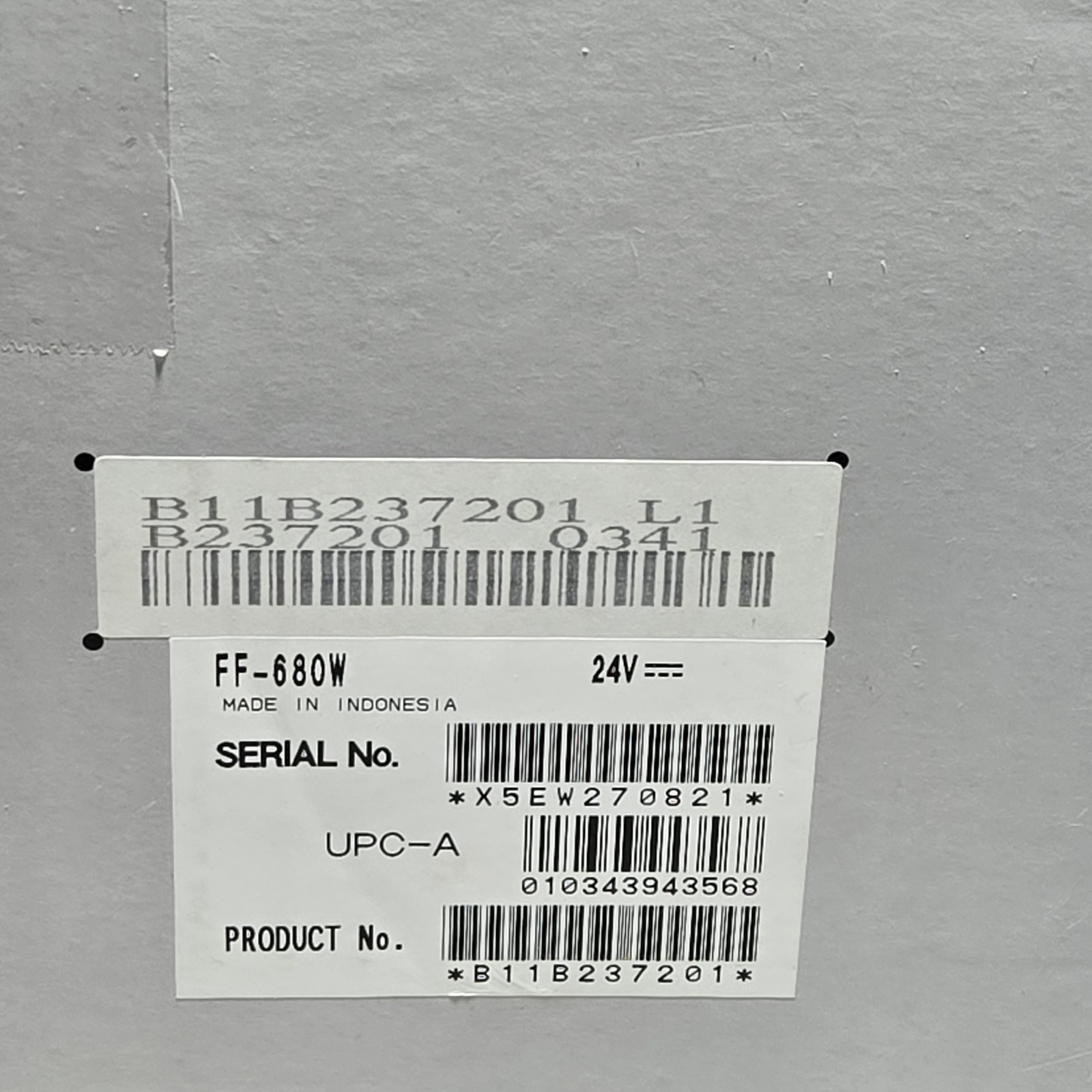 Epson FastFoto FF-680W Photo Scanner (B11B237201) New Retail Sealed Box