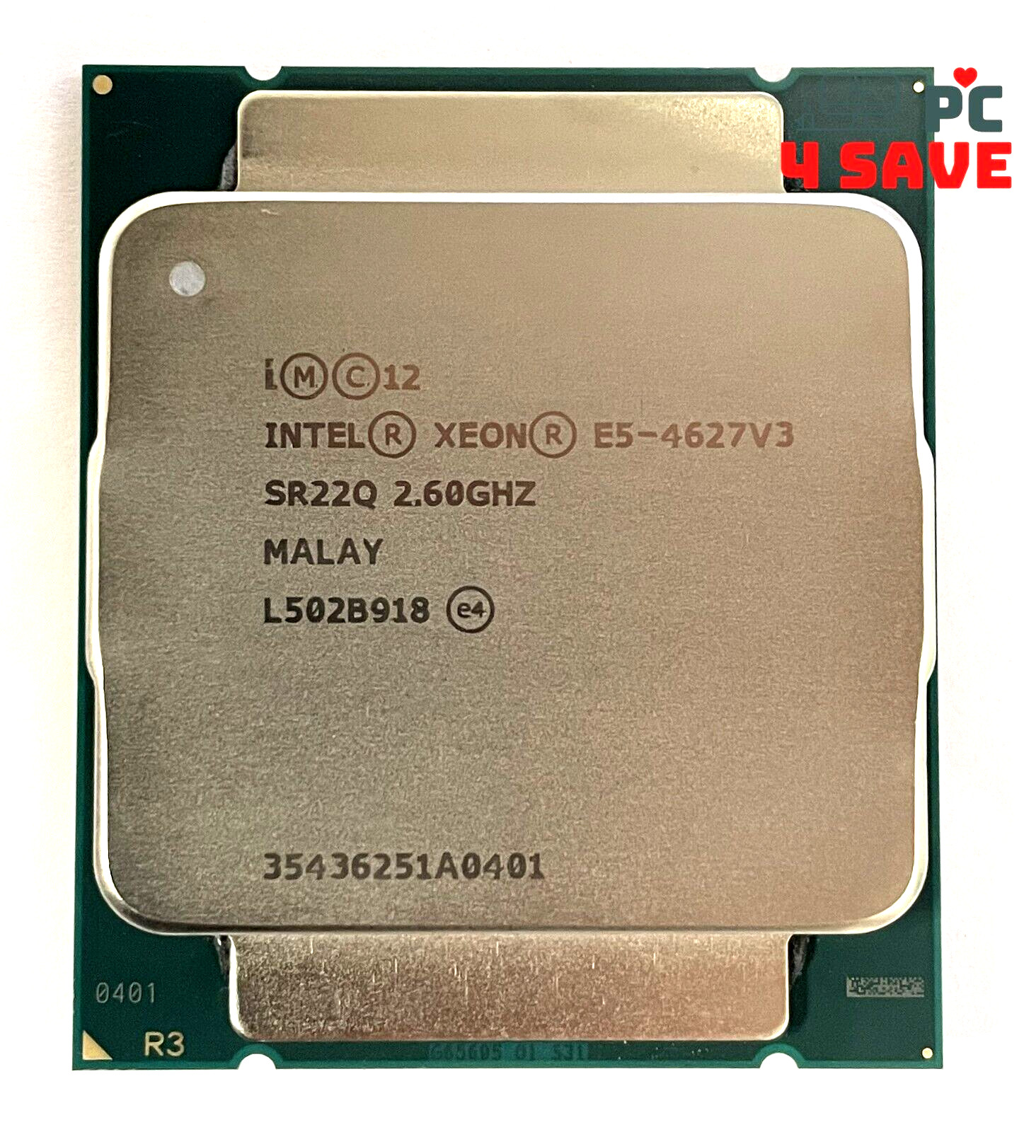 Intel Xeon E5-4627 V3 2.60GHz 10-Core 25MB LGA2011-3 Server Processor SR22Q 135W