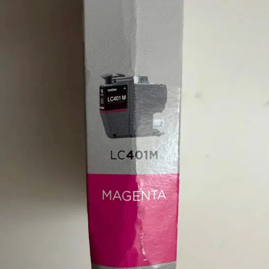 Brother Genuine LC401 M Standard-Yield Magenta Ink Cartridge NEW EXP 02/2029