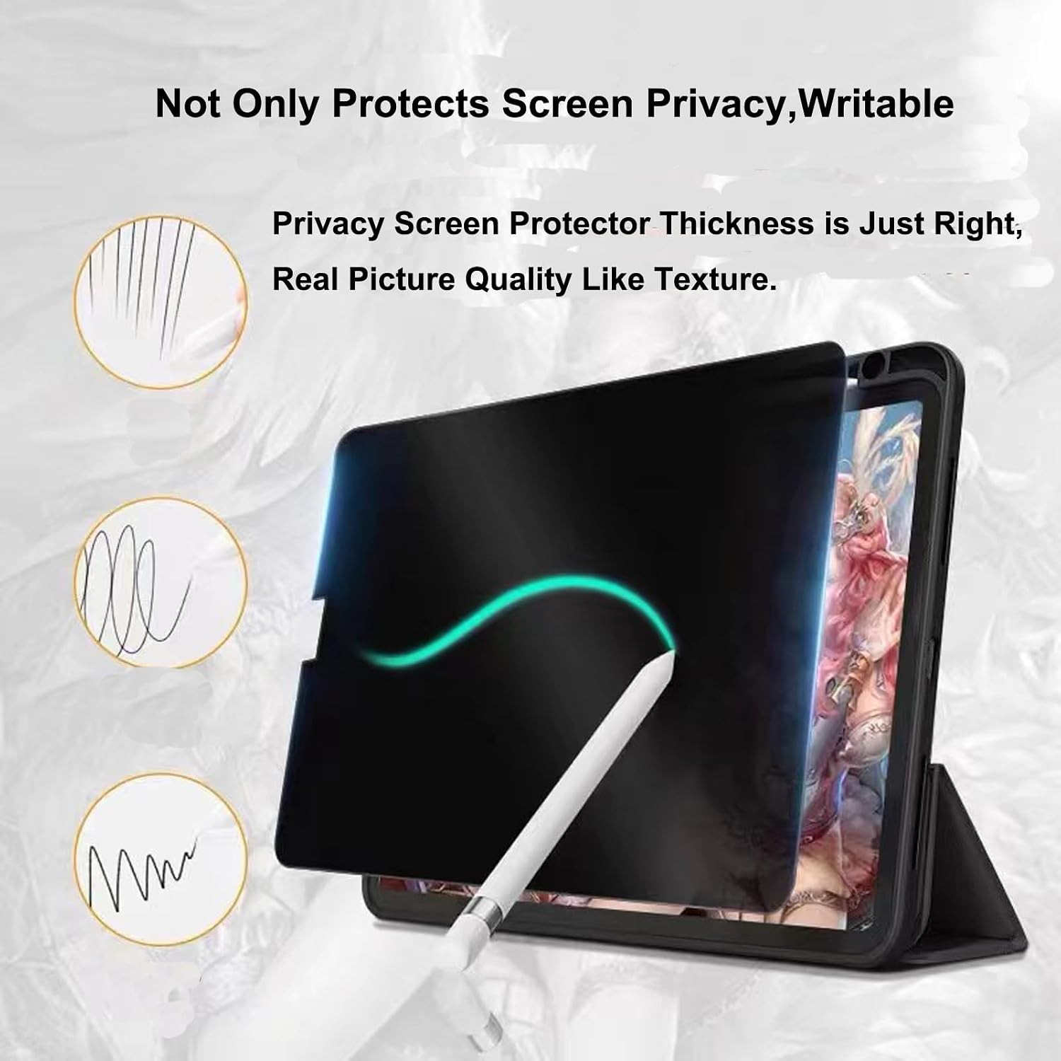 Privacy Screen Protector for Samsung Galaxy Tab S10 Ultra 14.6 Inch Anti Blue Li