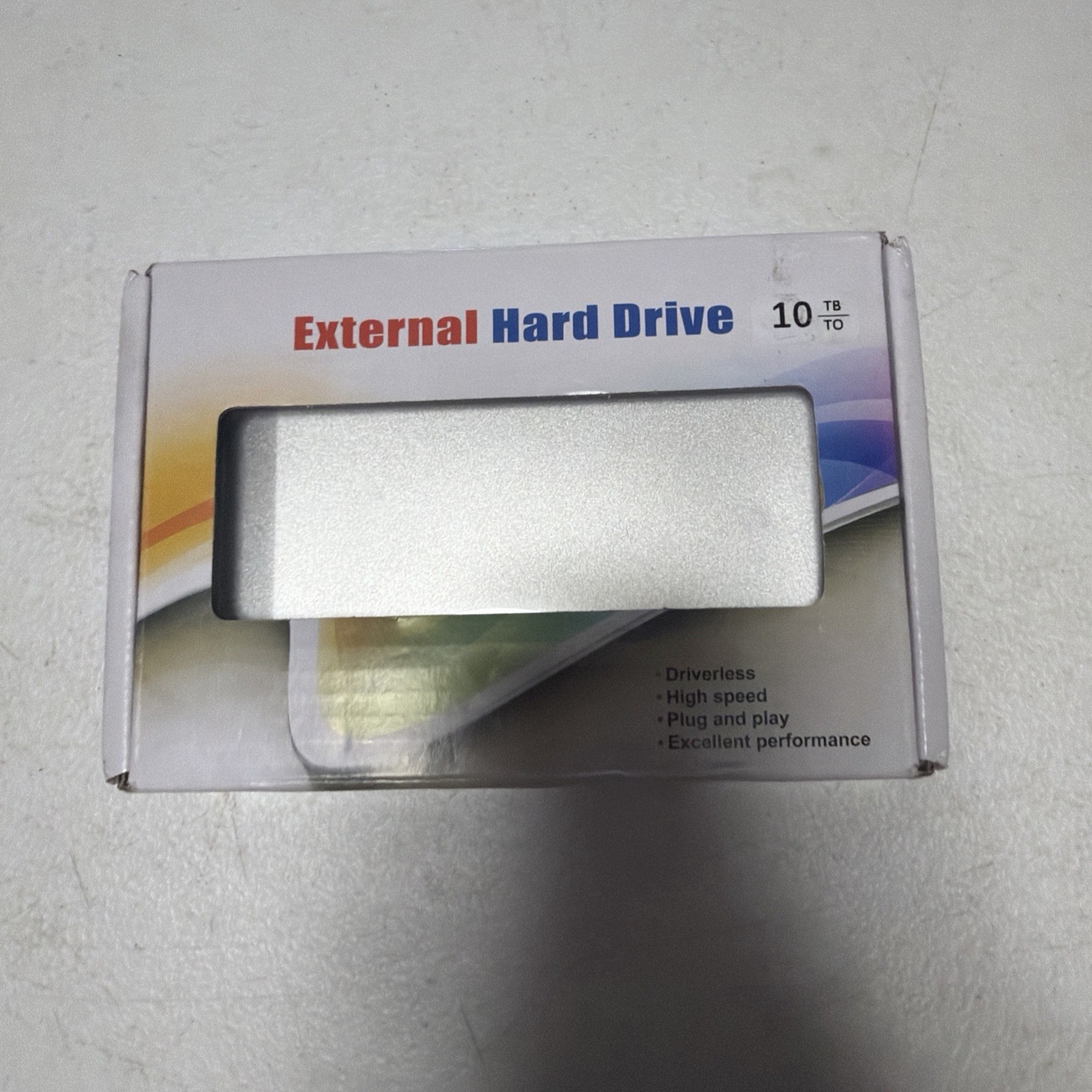 10TB Driverless External Hard Drive USB 2.0 3.0 & 3.1 | Lightweight and Fast