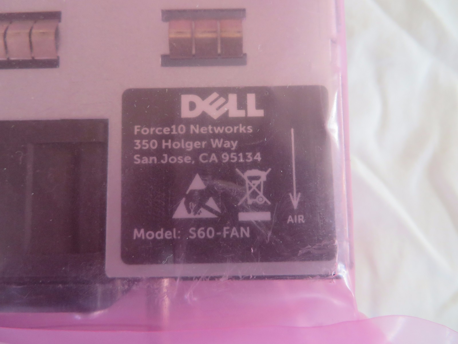 Dell Force10 S60-FAN 02D8FG NEW IN SEALED PACKAGE