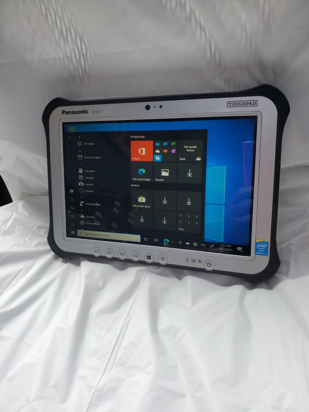 Panasonic Toughpad FZ-G1 Core i5 4310U 2GHz 8GB RAM 256GB SSD Win 10 Pro