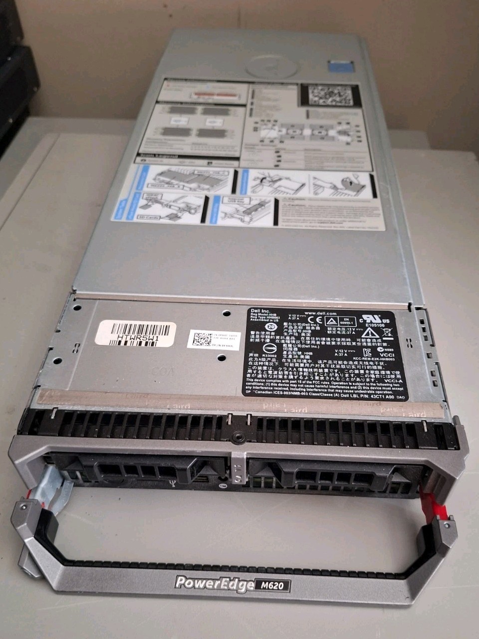 Dell M620 Blade Server Intel Xeon 2x E5-2665 @2.40GHz No HDD and No Ram QTY