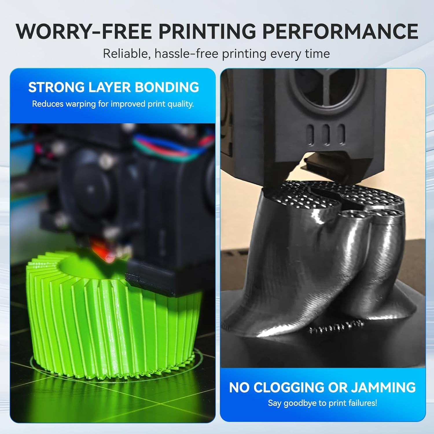 JAYO 1KG PLA 1.75mm Filament PLA Matte SILK PETG ABS PLA+ 3D Printer Consumables