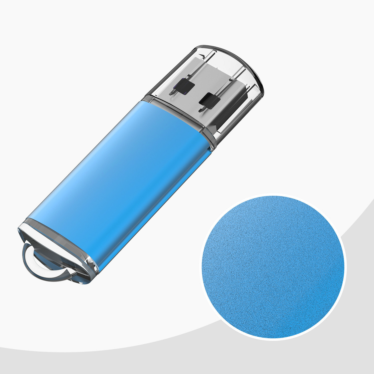 Multicolor 5/10Pcs USB 2.0 2GB 4GB 8GB 16GB 32GB Metal Rectangle USB Flash Drive
