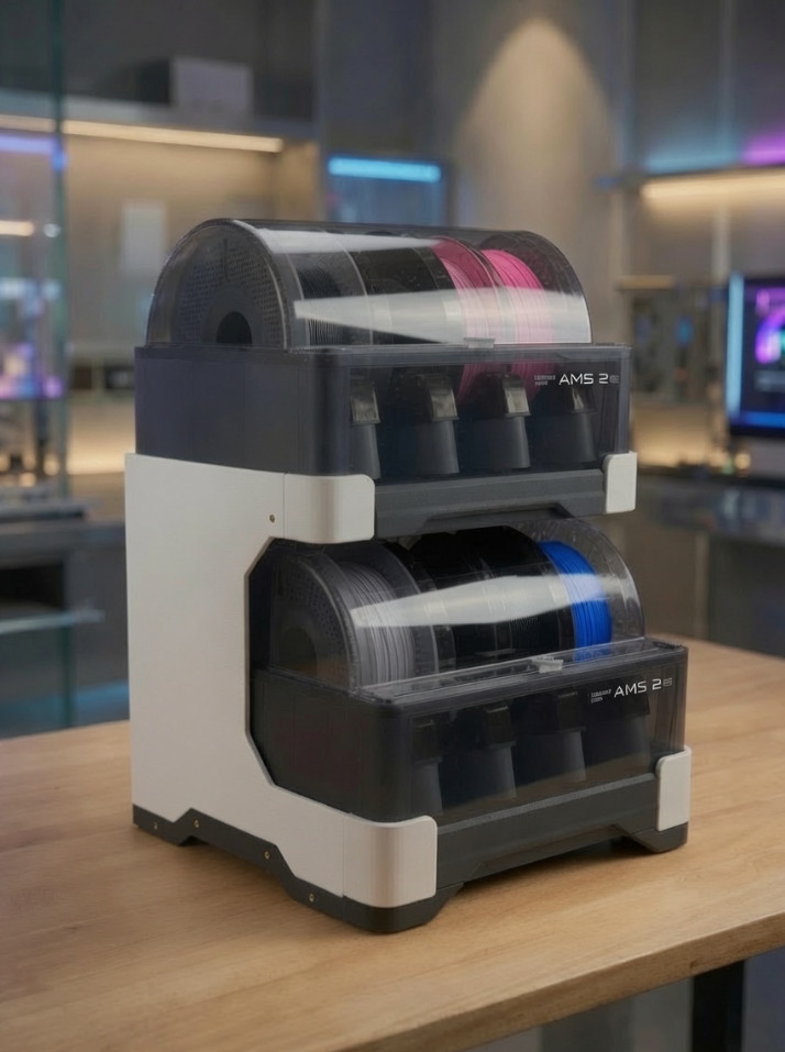 Bambu Labs Custom AMS 2 Pro Stack/ AMS 2 Pro Stand- OEM Designs