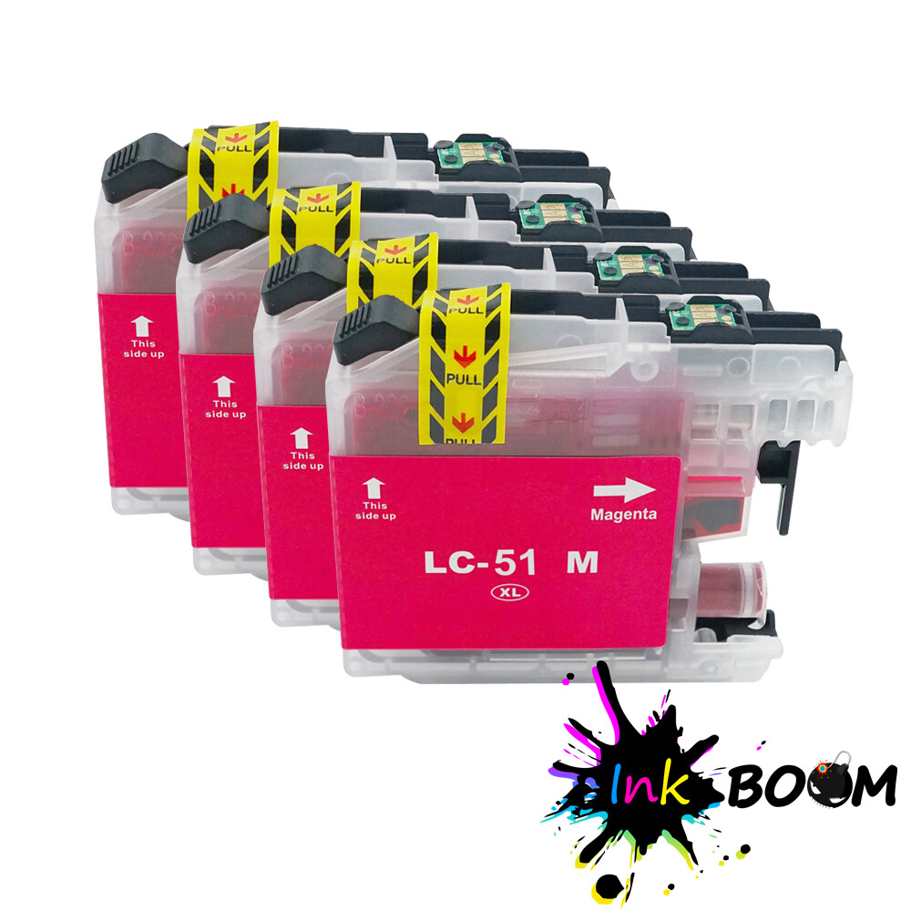 4M Ink Cartridge fits Brother LC51 FAX-1355 DCP-750CNU MFC-260C MFC-870CDWN