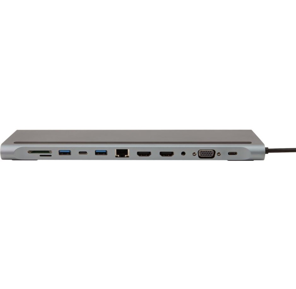 Helix 12″ 1 USB-C Docking Station, 2x HDMI, 1x VGA, 3x USB-A, 1x RJ45
