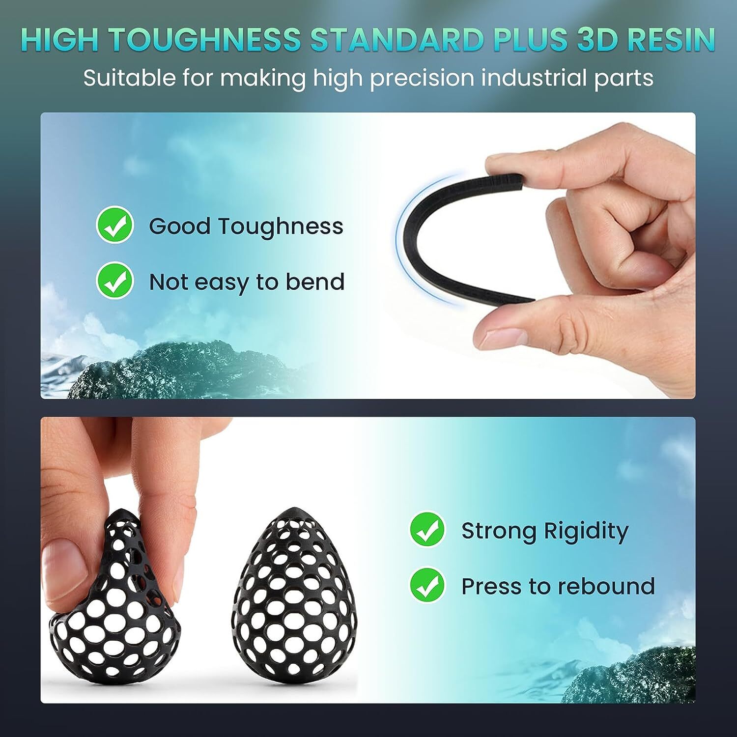 【Buy 5 Pay 3】SUNLU 1KG 3D Printer Resin ABS-Like/Standard/Water Washable Resin