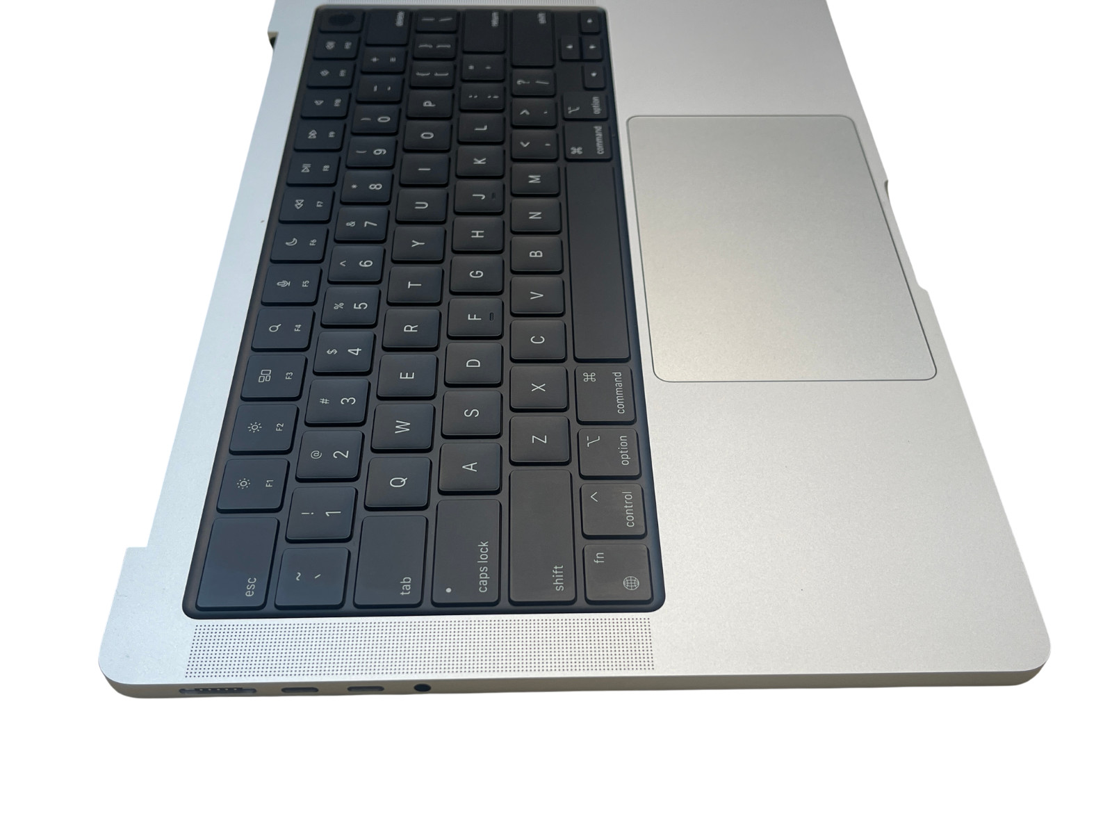 OEM Apple MacBook Pro 14″ M1 2021 A2442 Top Case Keyboard Palmrest SILVER – A