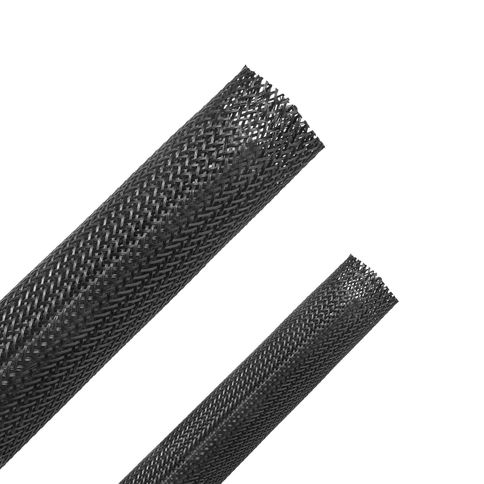 50ft – 1/4 inch & 1/2 inch PET Expandable Braided Cable Sleeving