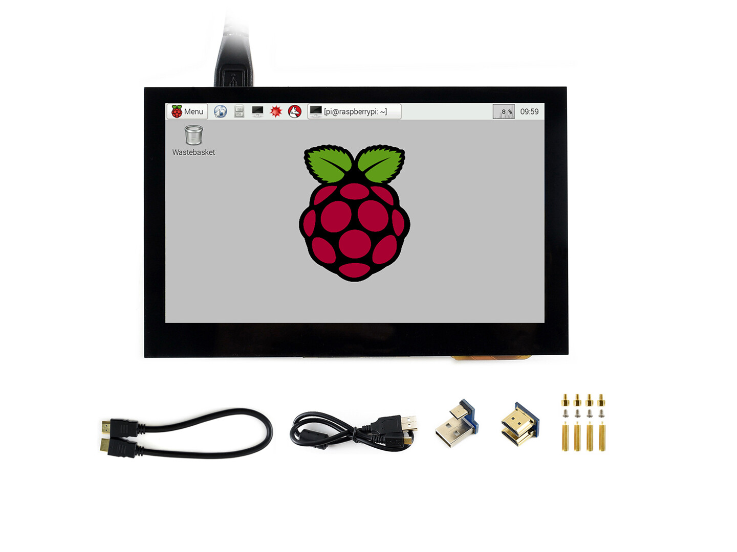 Waveshare 800×480 4.3inch HDMI LCD IPS Capacitive Touch Screen for Raspberry Pi