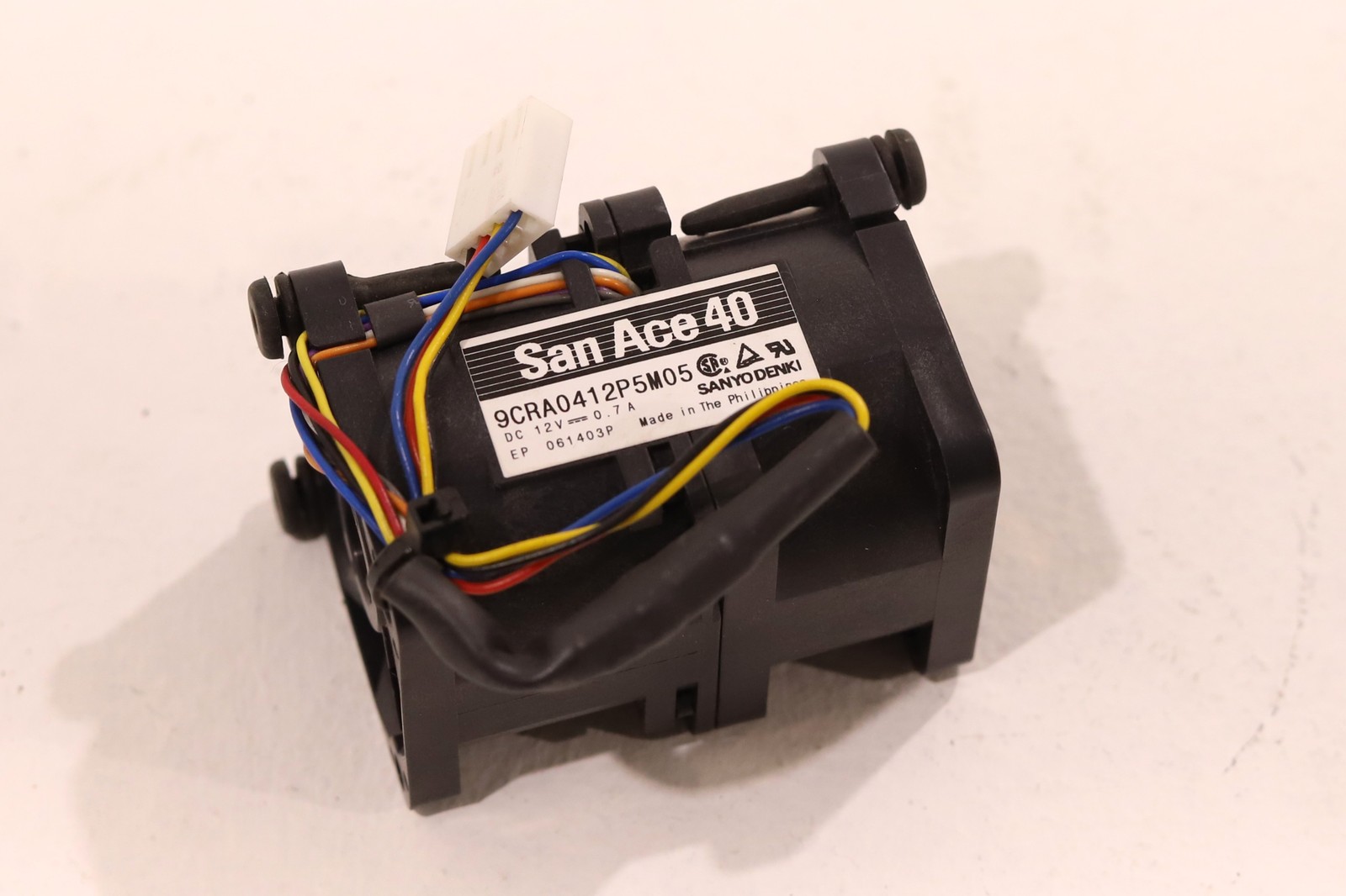 Sanyo Denki San Ace 40 12V 0.7A Counter Rotating Axial Fan P/N: 9CRA0412P5M05