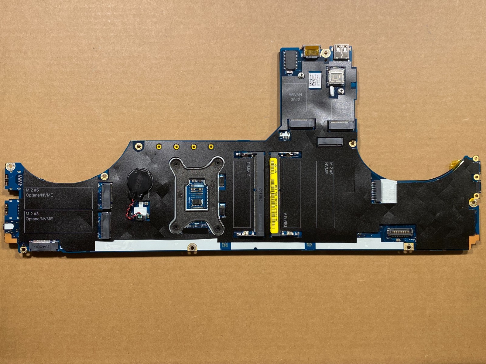 NEW Dell Precision 7740 Motherboard Intel i7-9750H LA-H281P MRV4C