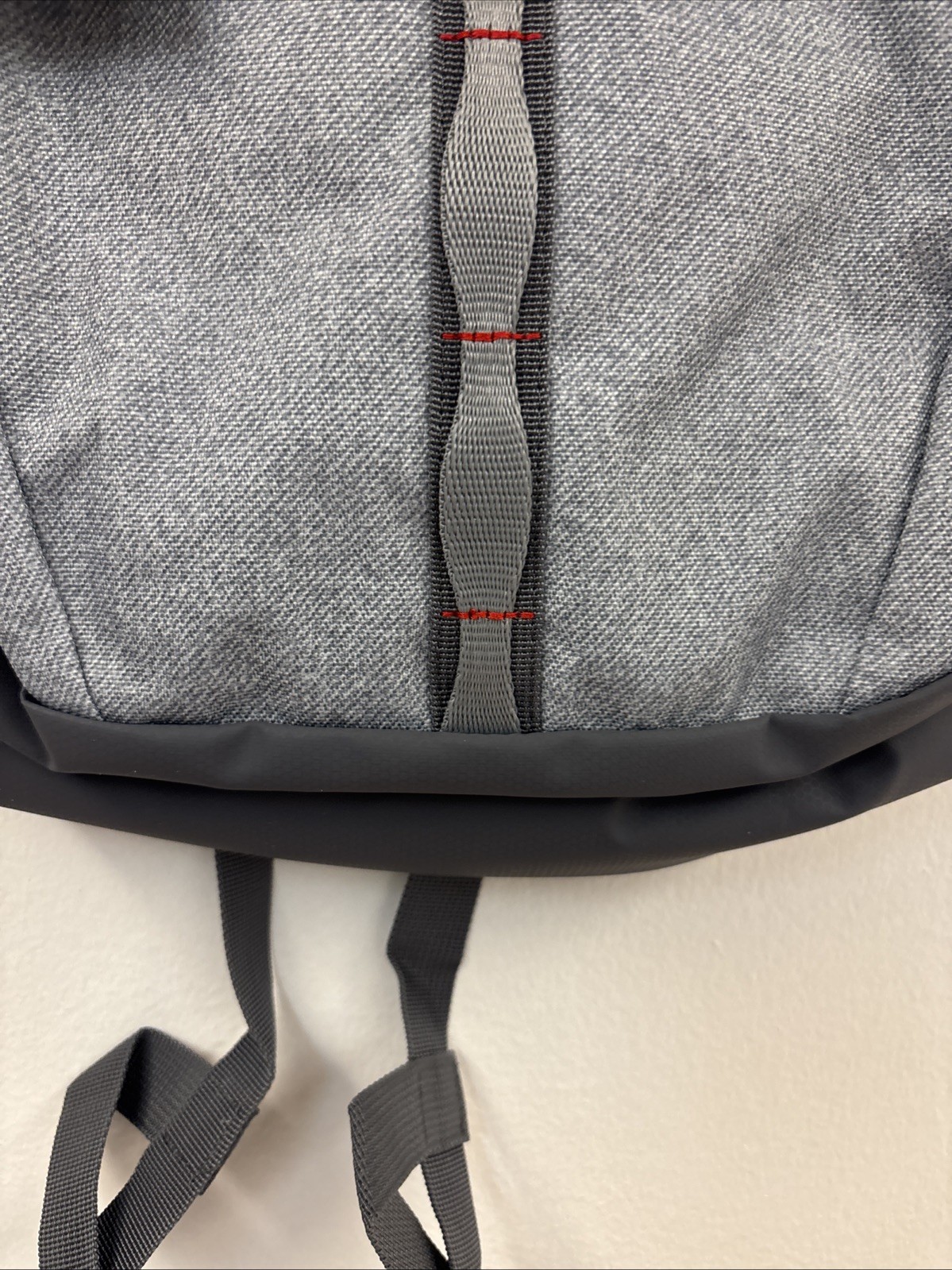 adidas Prime Backpack for Work, One Size, Twill Grey/Grey/Better Scarlet/2
