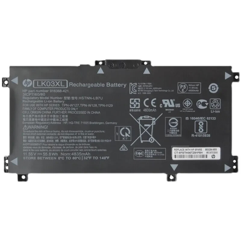 Genuine 55.8Wh LK03XL Battery For HP ENVY X360 15-BP 15-BQ 17-AE 17-CE 15M-BQ