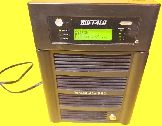 BUFFALO TERA STATION PRO II TS-H0.0TGL/R5 128MB SDRAM NETWORK ATTACHED STORAGE