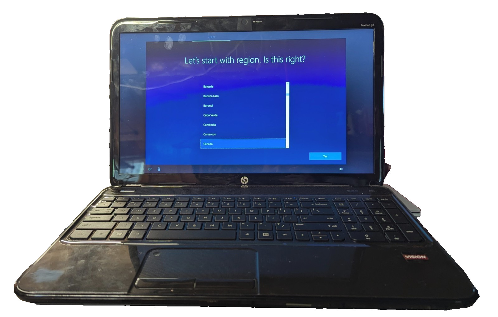 HP Pavillion G6 Laptop – AMD A8, 500 GB HD, Upgraded 6GB RAM, Win10, Tested