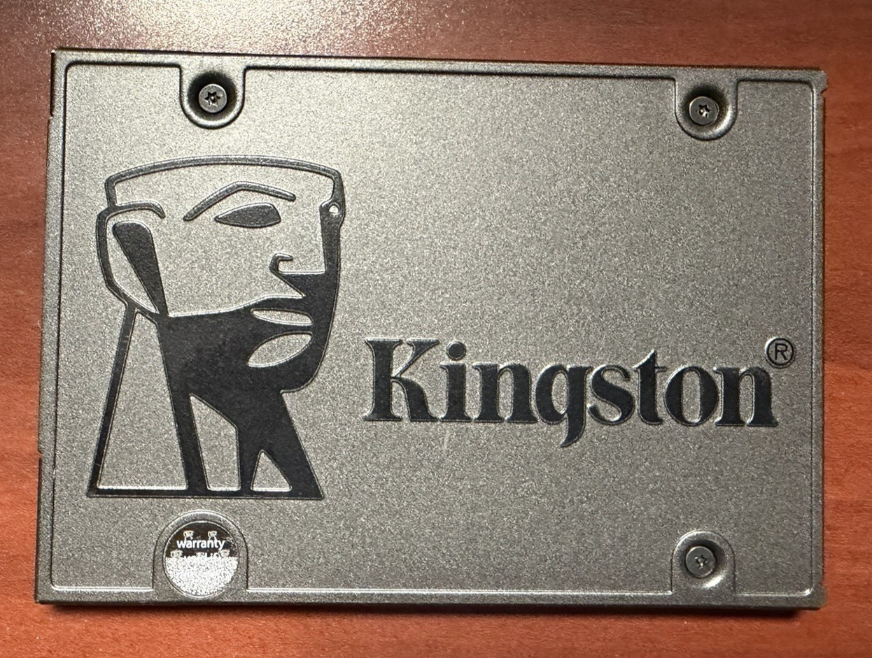 Kingston 480GB SSD 2.5″ SATA III Tested Good, Only 1190 Power On Hours