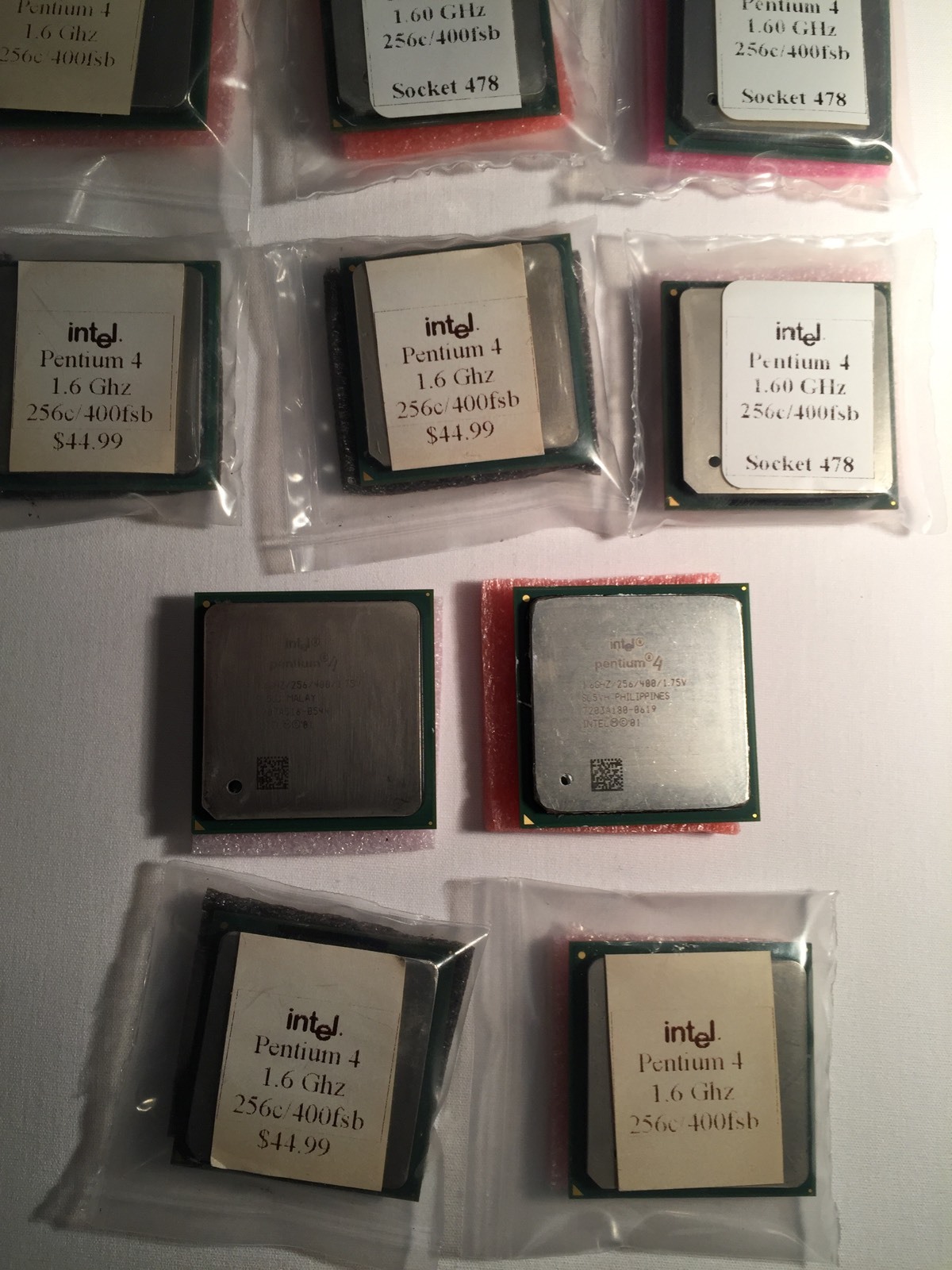 Intel Pentium 4 1.60 GHz SL5VH SL5UJ Socket 478 CPU 256k 400FSB Tested P4 SL5US
