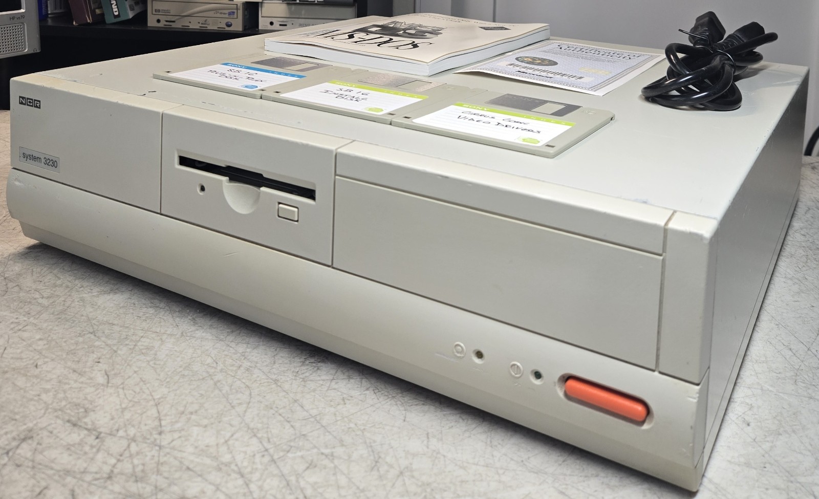 Vintage 486 DOS Windows 3.1 Computer 3.5 FD Sound Blaster 16 ISA Retro Gaming!