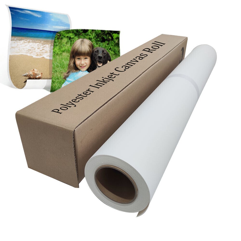 17″ x 40ft Premium Polyester Canvas Roll Matte waterproof for Epson Canon HP