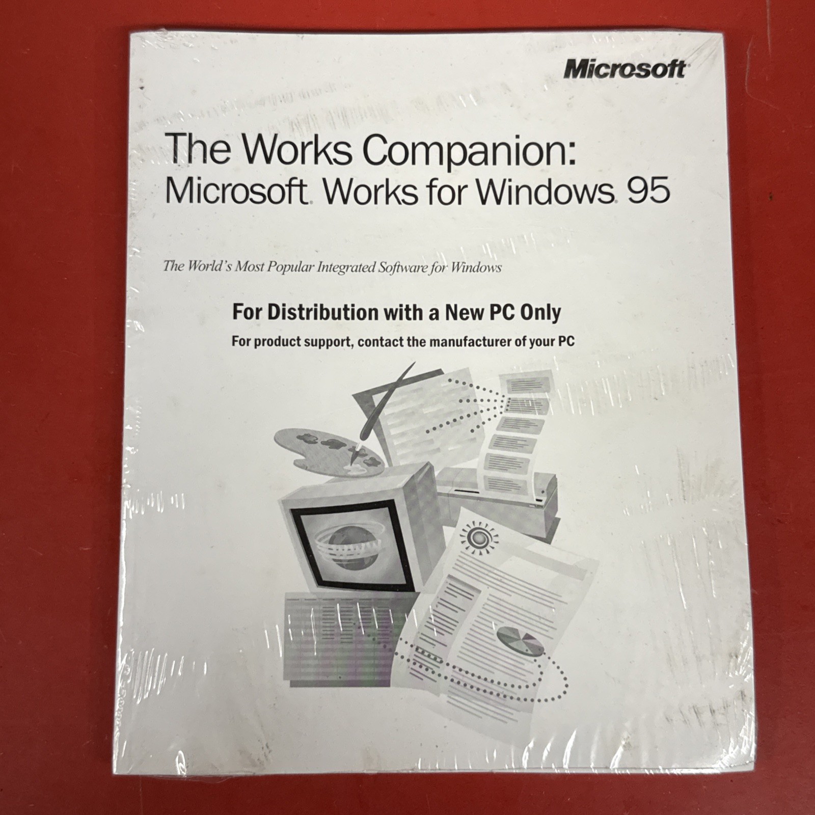 Microsoft Works Version 4.5 UPI Card w/Product Key