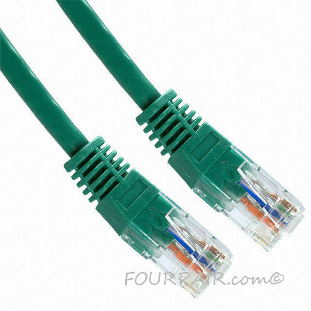 7ft – CAT6 Ethernet Network LAN Router Patch Cable Cord Wire 550 MHz RJ45 Green