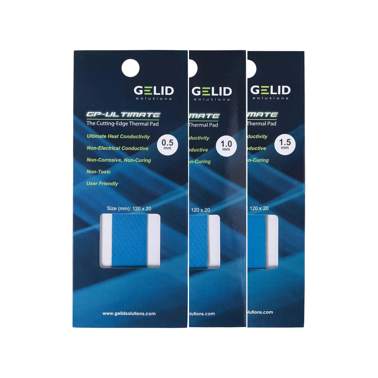 Gelid Solutions GP-Ultimate Thermal Pad 120×20 (0.5mm, 1mm, 1.5mm, 2mm, 3mm)