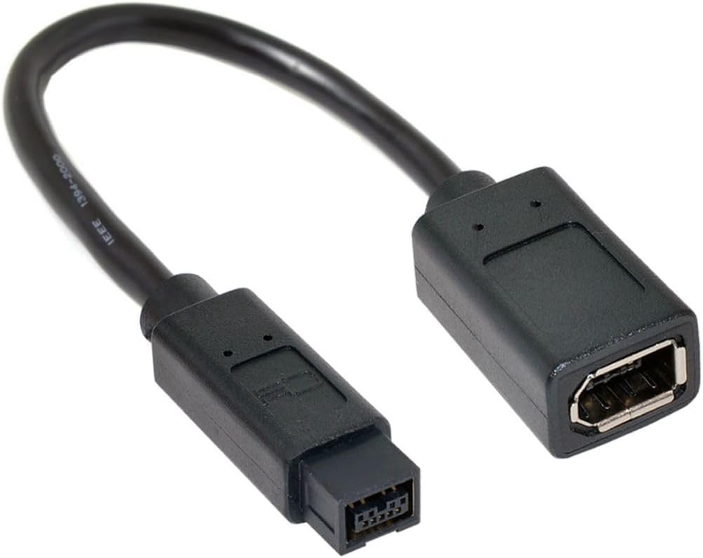Plug-and-Play FireWire 800 to 400 Adapter – 20cm High-Speed Connection