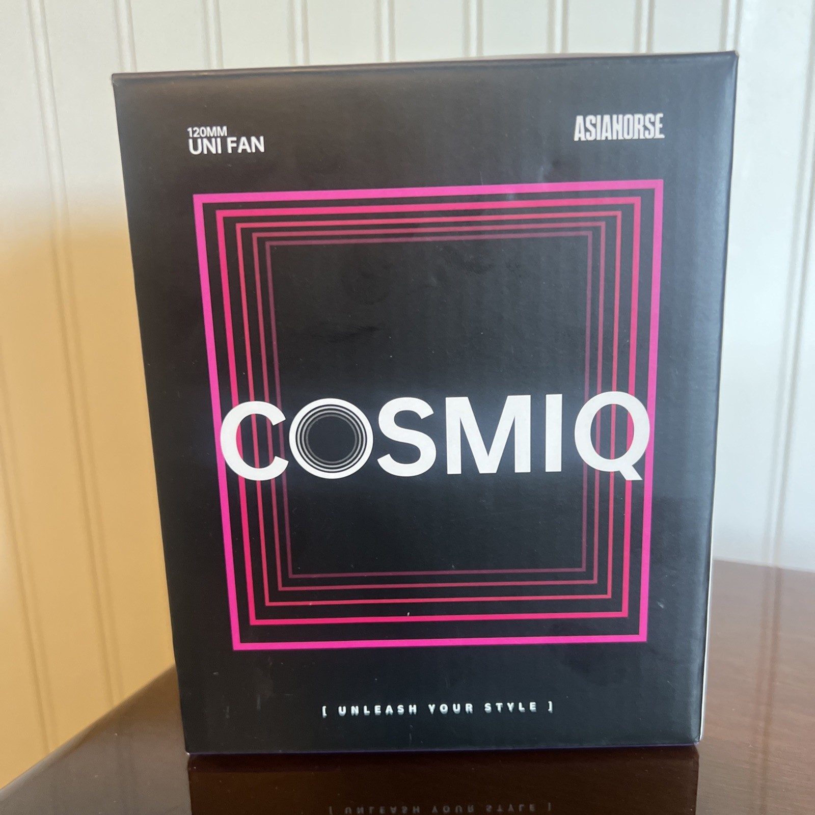 COSMIQ ASIAHORSE White 120mm PC Case Fan 3 Pack Box Set Of 2