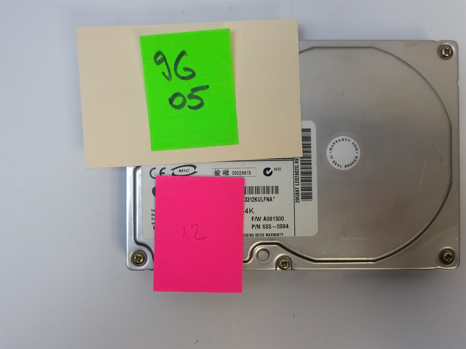 Maxtor / Apple 4K020H1 HDD, 20.4 Gb, IDE/ATA/ATAPI-5/UDMA-100 – Tested w/ pics