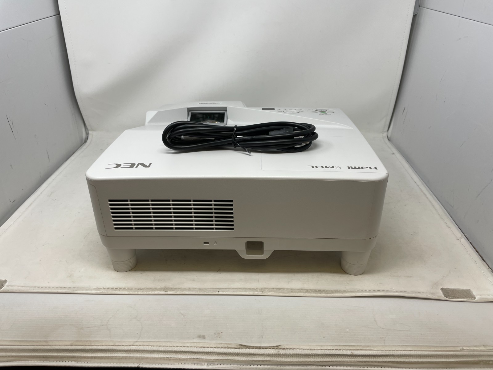 Good NEC NP-UM351W Ultra Short Throw 3LCD Projector – Less than 350 Lamp Hours