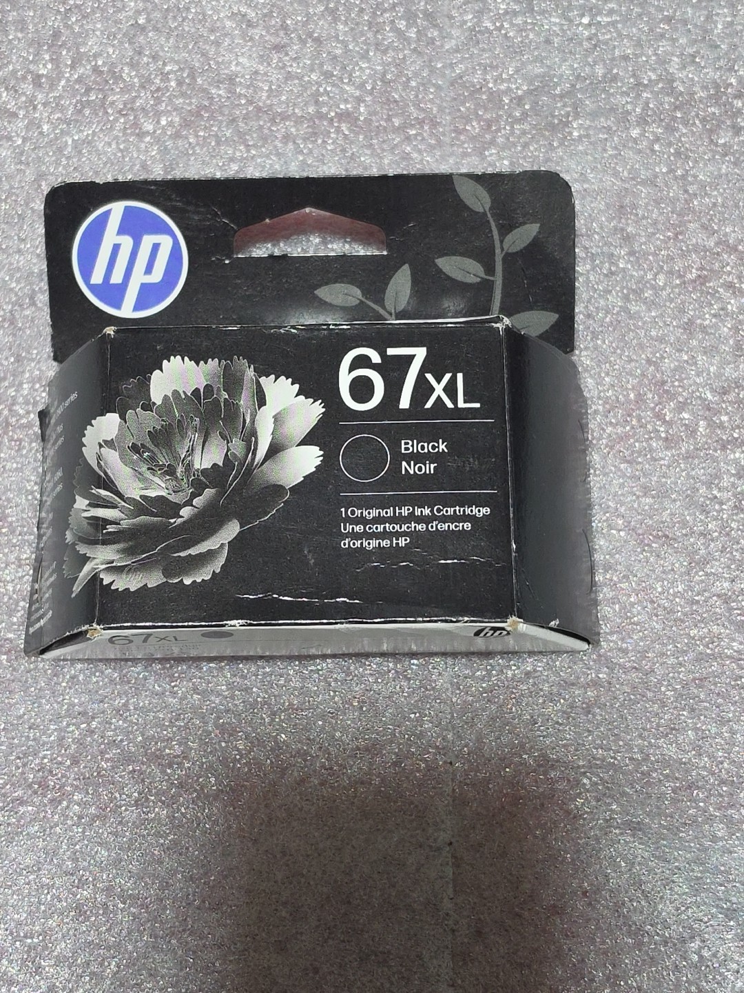 HP 67XL Black Ink Cartridge Exp: 07-2027 08-2027