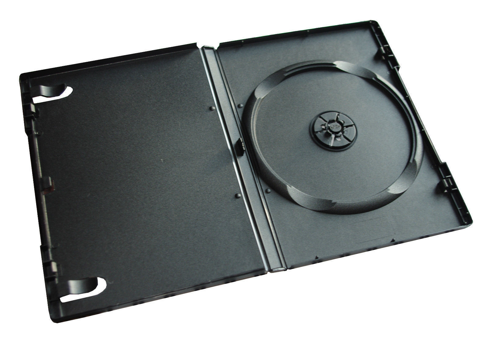 100 x Single Black DVD Case 14mm Japanese Mould (High Quality)